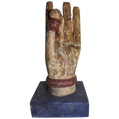 Chinese Wood Carving of Buddha Hand 9