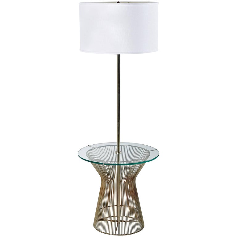 Warren Platner Style Metal Wire And Glass Table Lamp By Laurel For Warren Platner Style Metal Wire And Glass Table Lamp By Laurel For