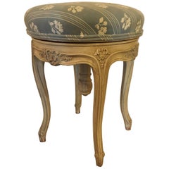 French Country Louis XV Style Swivel Vanity Chair Cane Back ... French Country Louis XV Style Swivel Vanity Chair Cane Back ...