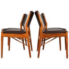 Danish Dining Chairs by Arne Vodder for Sibast Furniture, 1960s