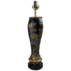 French Daum Nancy Cameo Glass and Bronze Cross of Lorraine Lamp Base, circa 1920 10