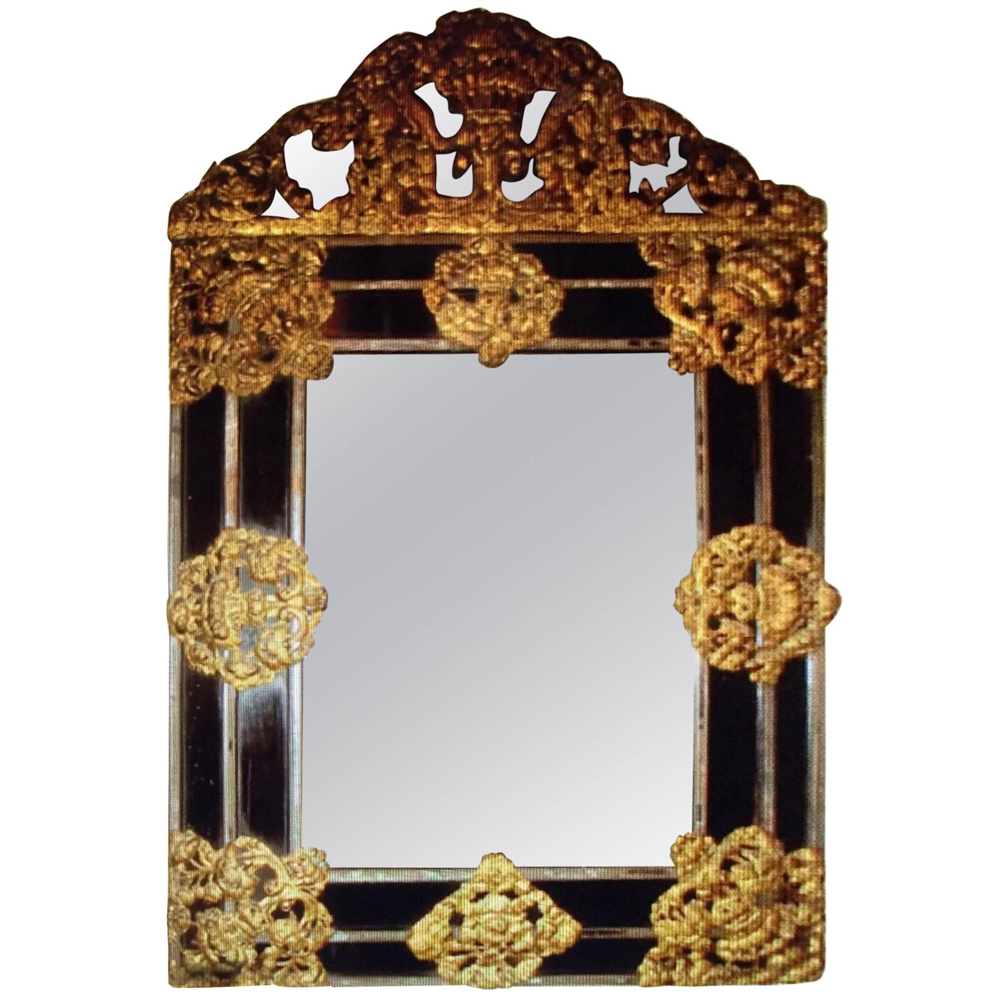 Flemish 17th Century Mirror For Sale
