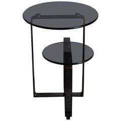 Fendi Casa Coffee Table Columbus, Temperglass and Stainless Steel