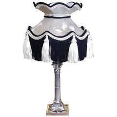 Edwardian Classical Shaped Silver Candle Stick 11