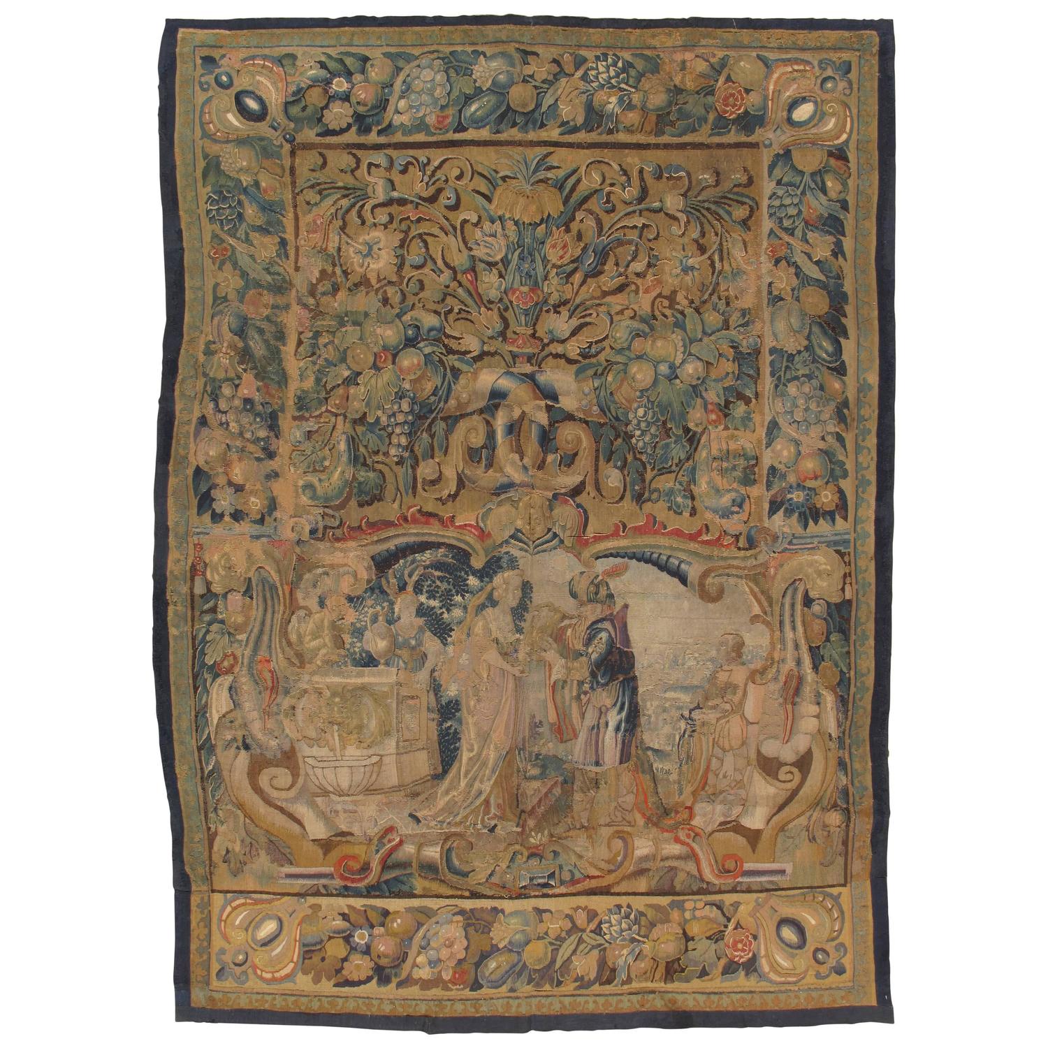 16th Century Flemish Tapestry For Sale at 1stdibs