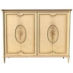 Antique French Original Paint Armoire 2
