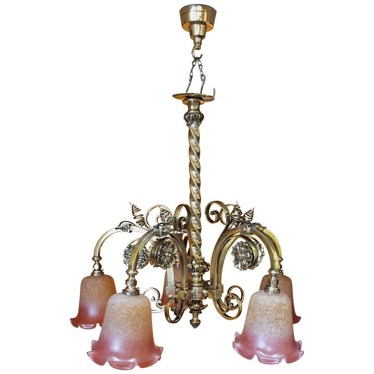 Victorian Brass Chandelier For Sale at 1stDibs victorian chandelier