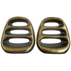 Pair of Brass Bookends by Ben Seibel, 1950s