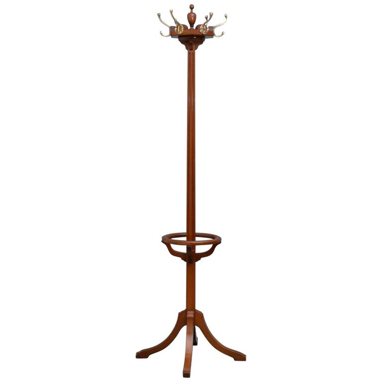 Edwardian Mahogany Coat Stand at 1stDibs edwardian coat stand