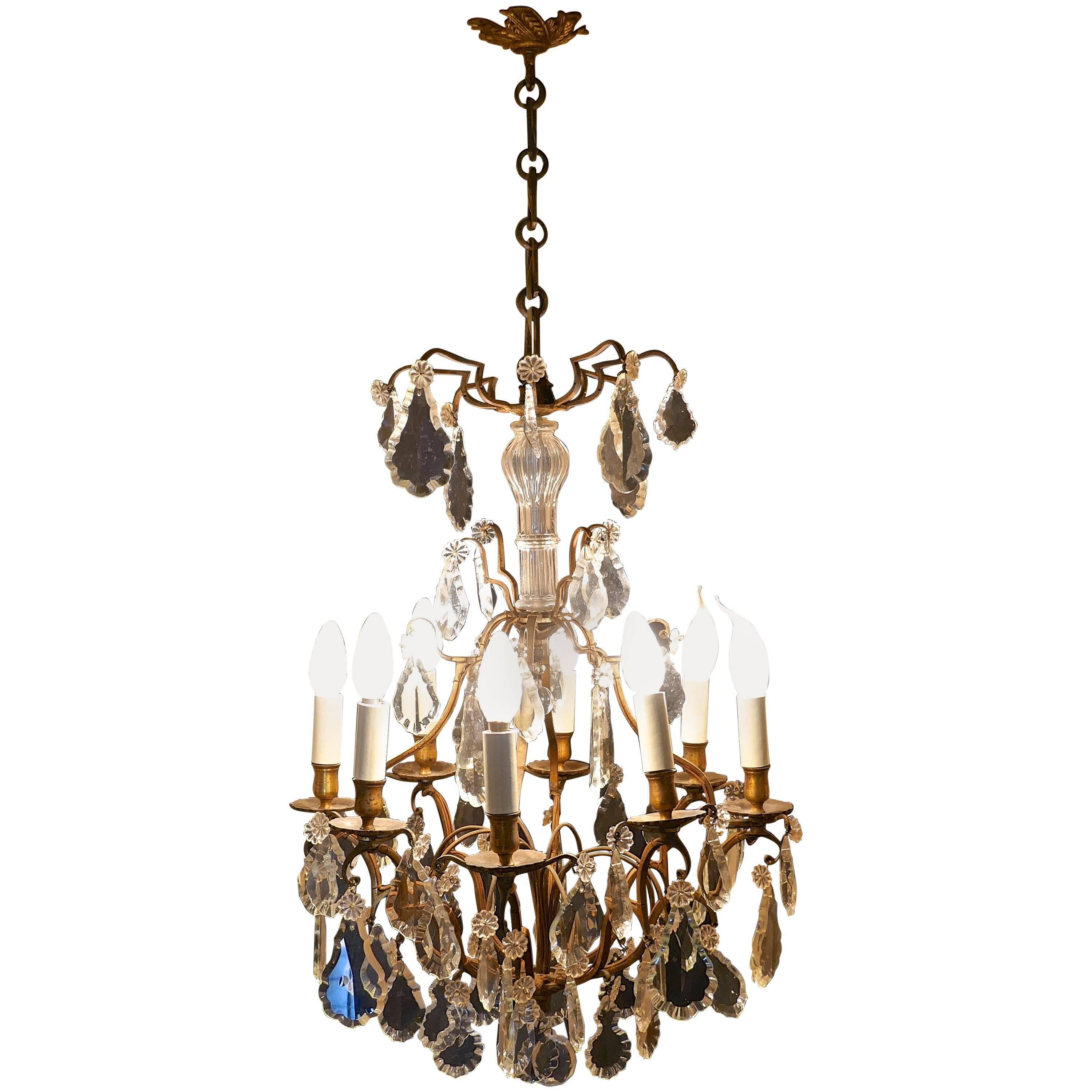 Stunning Large French Eight-Branch Chandelier