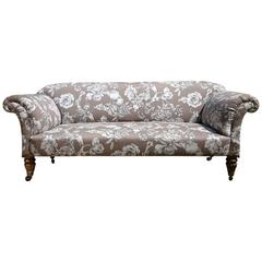 Large and Generously Drawn 19th Century Antique English Country House Sofa