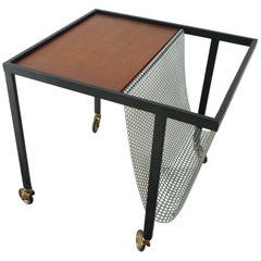 1960s Magazine Rack Table in the Style of Mategot 7