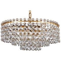 Beautiful Cut Crystal Chandelier by J.L. Lobmeyr