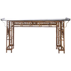 Rattan Chinese Altar Table