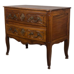 19th Century Louis XV Style Walnut Commode