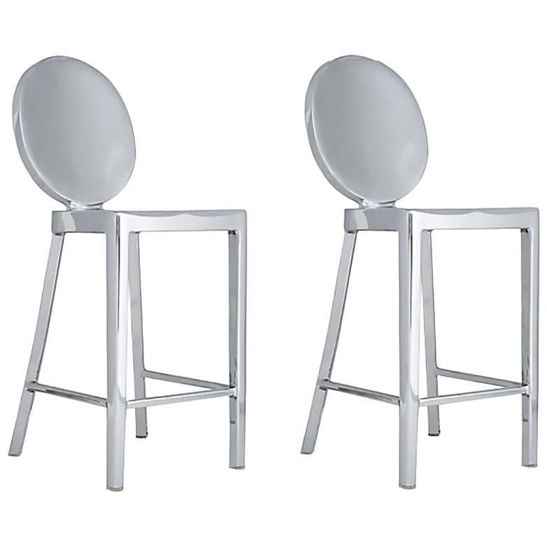 Pair of Two Kong Bar Stools by Philippe Starck for Emeco, USA For Sale