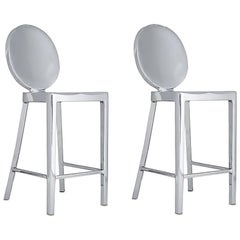 Used Pair of Two Kong Bar Stools by Philippe Starck for Emeco, USA