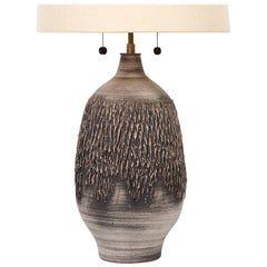 Large Pottery Table Lamp by Design Technics