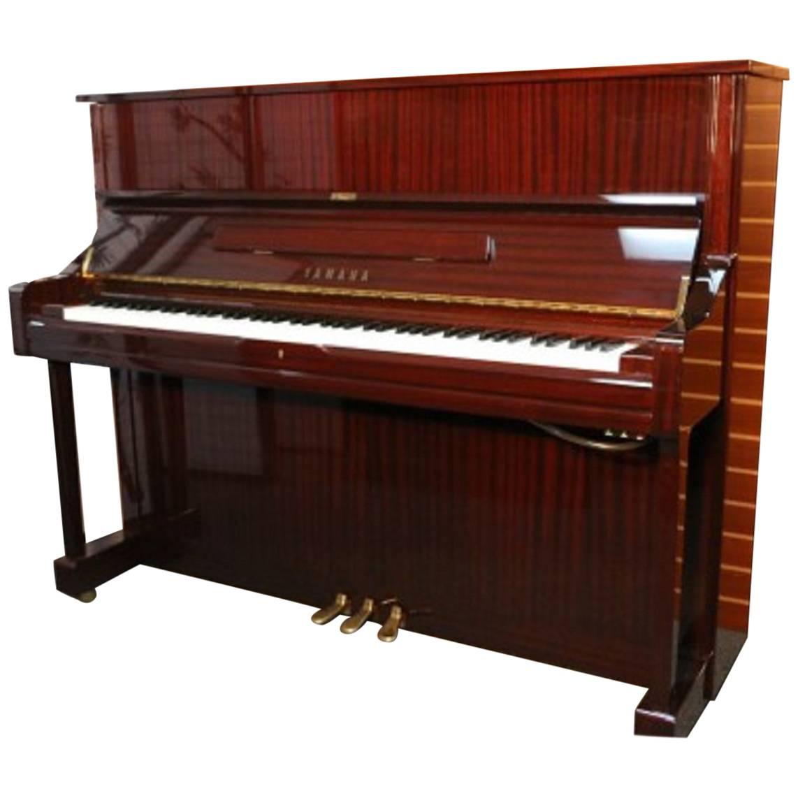 Yamaha 1999 U1 Glossy "Sapele" Mahogany Upright Piano