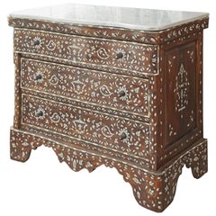 Beautiful Syrian Mother-of-Pearl Inlaid Dresser