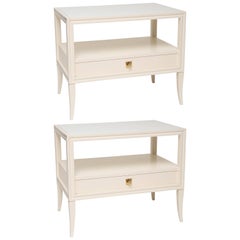Pair of Tommi Parzinger Tables or Nightstands