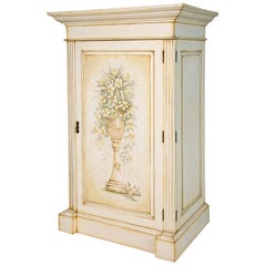 French Hand-Painted Cabinet