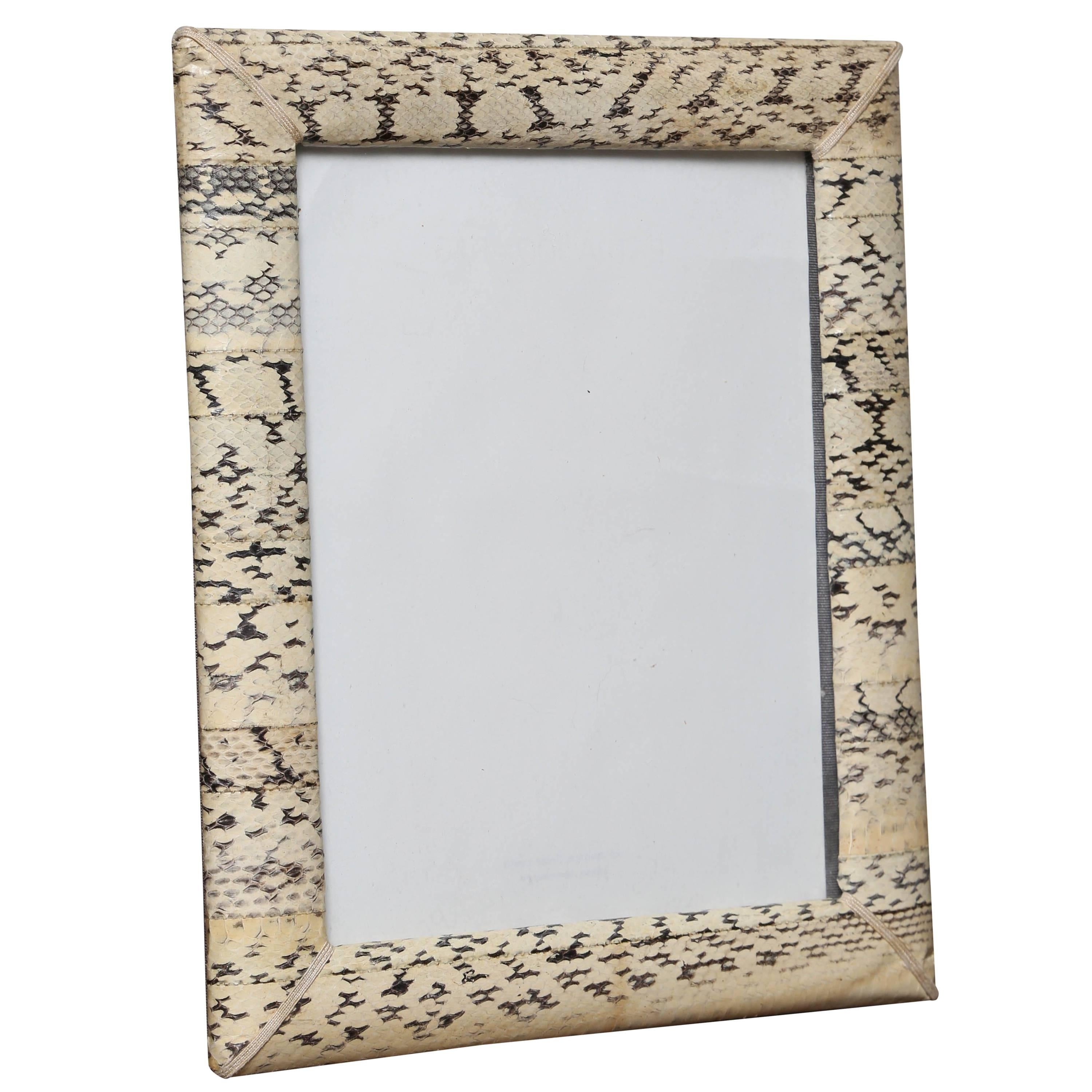 Vintage Snakeskin Picture Frame