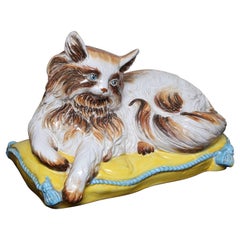 Italian Terra Cotta Figure of a Cat