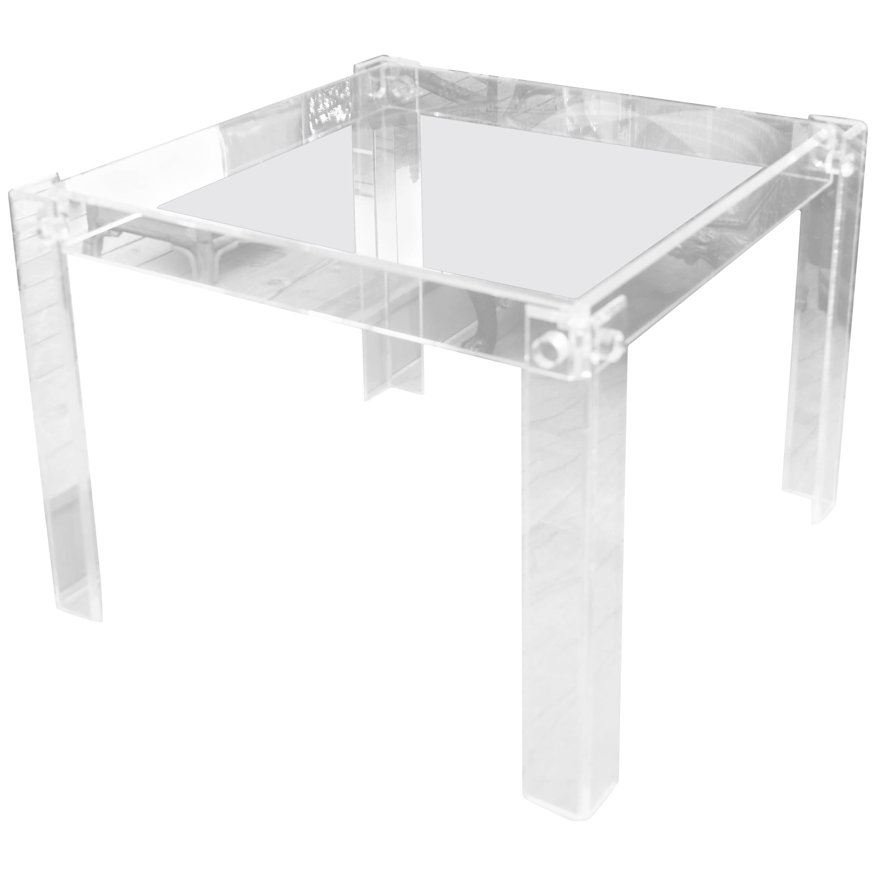 Mid-Century Lucite Game Table