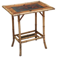 19th Century English Bamboo Table