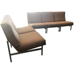 Florence Knoll Set of Five Lounge Chairs Sofa Sectional
