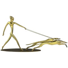 Karl Hagenauer “Diana with Dogs” Bronze Art Deco Sculpture 10