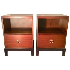 Pair of Nightstands by T.H. Robsjohn-Gibbings for Widdicomb