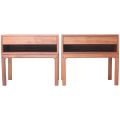 Danish Modern Walnut Nightstands