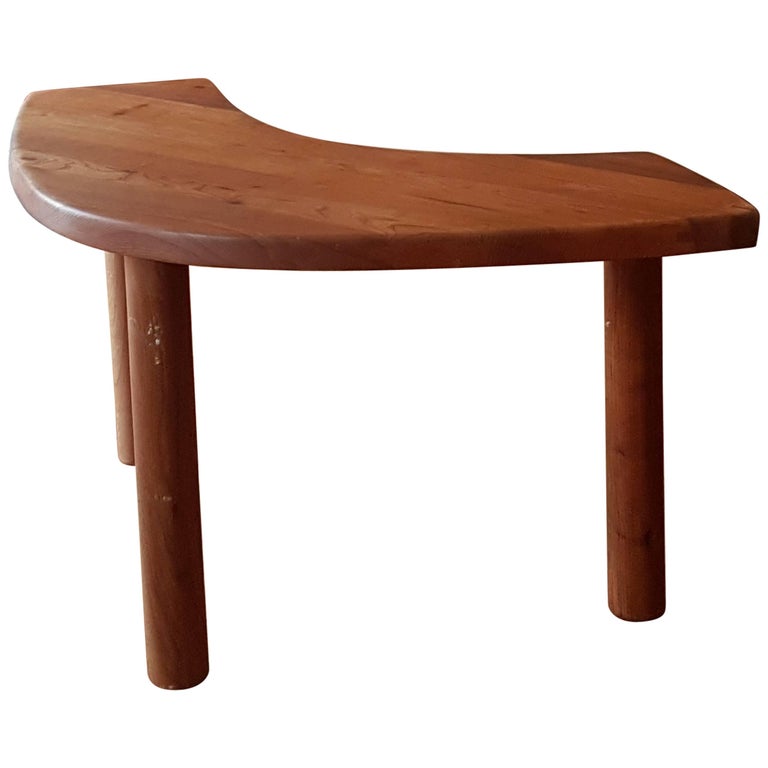 Pierre Chapo T 22 B table in French elm, 1971