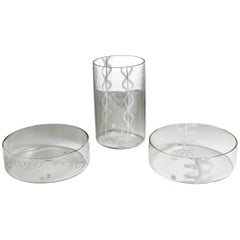 Set of Three Vases by Barbini