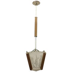 German Art Deco Pendant Light Circa 1930 For Sale At 1stdibs