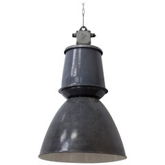 Extra Large Industrial Hanging Lamp, circa 1960s