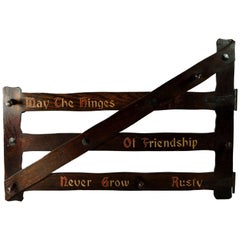 Irish Folk Art Friendship Coat Rack Arts and Crafts Art Nouveau, circa 1890 4