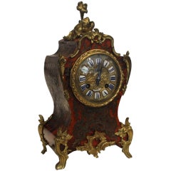 Antique 19th Century Boulle and Ormolu French Mantel Clock