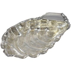 Antique Wood & Hughes Sterling Silver Oyster Dish