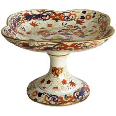Wedgwood Taza or Compote Pottery Chinoiserie Pattern, Circa 1875