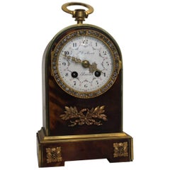 Antique Late 19th Century Miniature French Mantel Clock