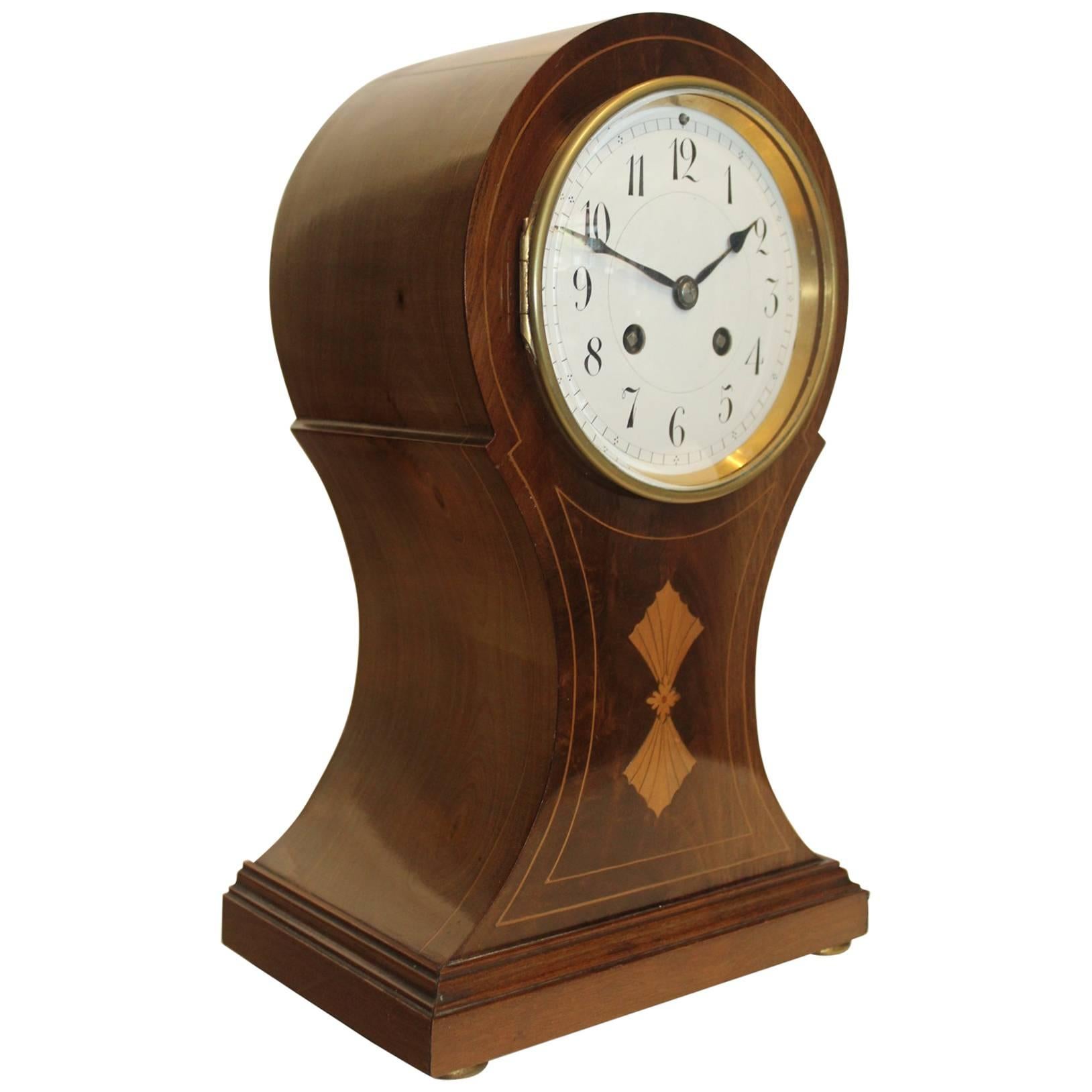 20th Century French, Japy Freres, Balloon Mantel Clock For Sale