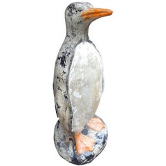 Mid-20th Century Garden Sculpture Penguin