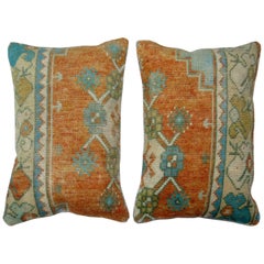Orange Turkish Rug Pillows 11