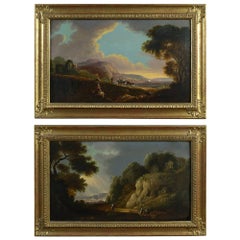 Pair of Early 19th Century Capriccio Landscapes