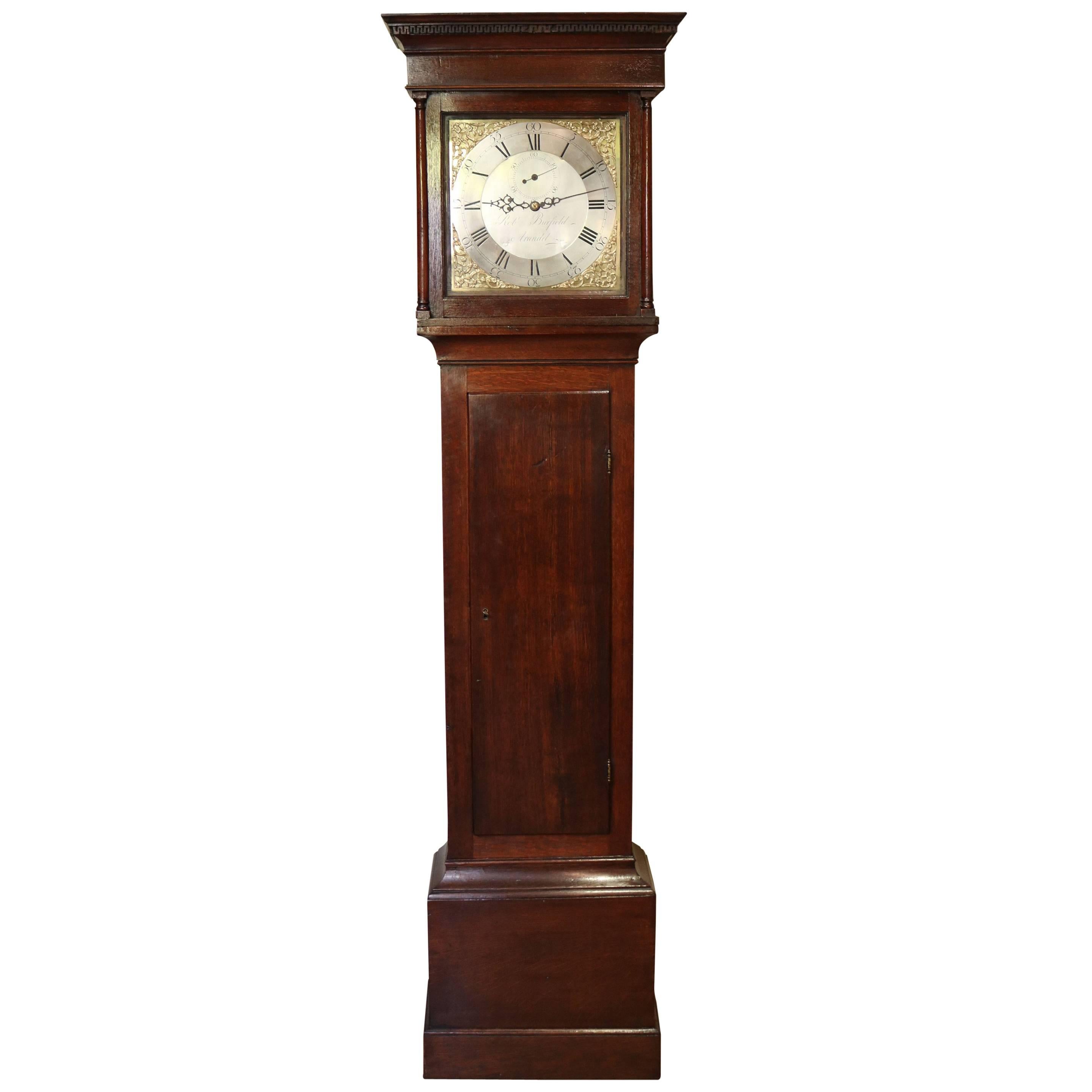 Late 18th Century Oak Longcase Clock