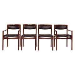 Set of Four Danish Rosewood Dining Chairs for Sax Mobler