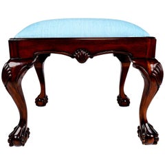 Chippendale Style Mahogany Bench 11